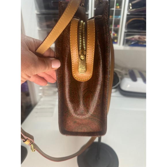 Women's Etro Tote Bag Medium Brown - Picture 12 of 16